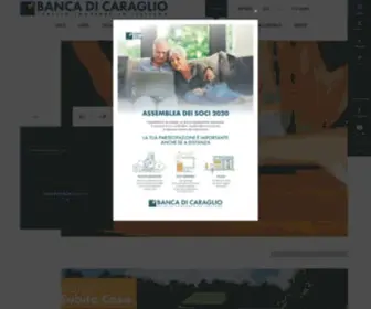 Bancadicaraglio.it(Banca di Caraglio Privati) Screenshot
