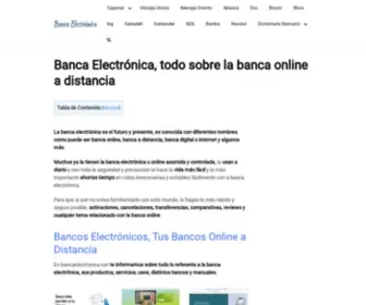 Bancaelectronica.net(Banca Electrónica) Screenshot