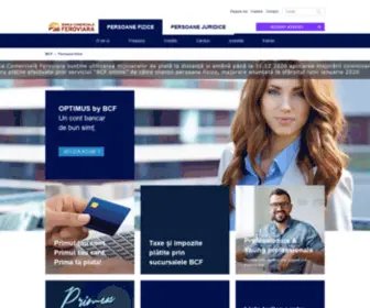 Bancaferoviara.ro(Banca Comerciala Feroviara) Screenshot