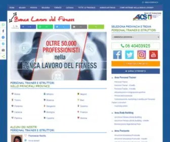 Bancalavorofitness.com(Ricerca Personal Trainer e Istruttori) Screenshot