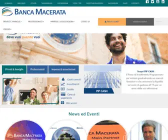 Bancamacerata.it(Banca Macerata) Screenshot
