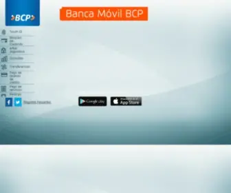 Bancamovilbcp.com(Móvil) Screenshot