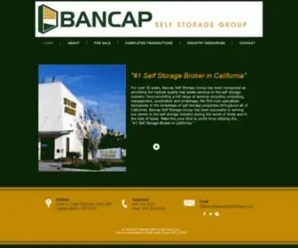 Bancapselfstorage.com(Bancap Self Storage Group) Screenshot