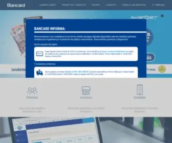 Bancard.com.py(Bienvenidos) Screenshot