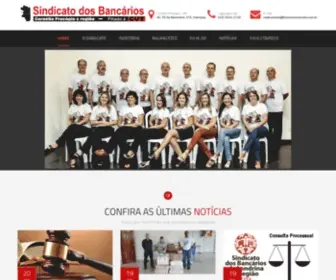 Bancarioscornelio.org.br(Sindicato) Screenshot