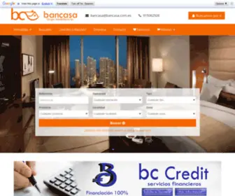 Bancasa.com.es(BANCASA Grupo Inmobiliario bc) Screenshot