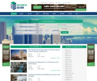 Banchungcusaigon.com(Kênh thông tin về bất động sản tại Sài Gòn) Screenshot