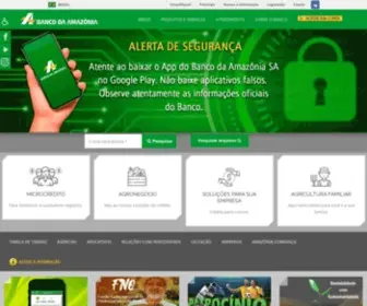 Bancoamazonia.com.br(Banco da Amaz) Screenshot