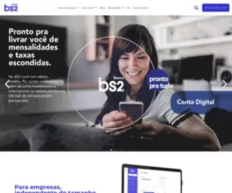 Bancobs2.com.br(Banco BS2) Screenshot