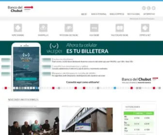 Bancochubut.com.ar(Web) Screenshot