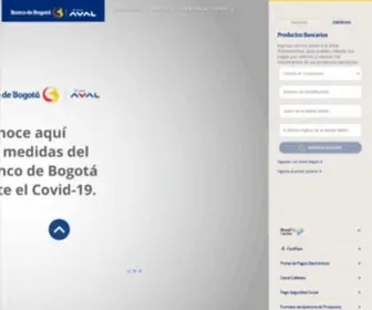 Bancodebogota.com(Banco de Bogotá) Screenshot