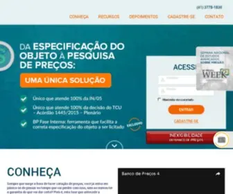 Bancodeprecos.com.br(Pesquisa de Preços em Licitações) Screenshot