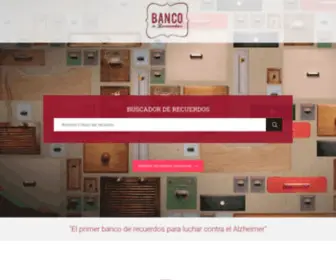 Bancoderecuerdos.es(Banco de Recuerdos) Screenshot
