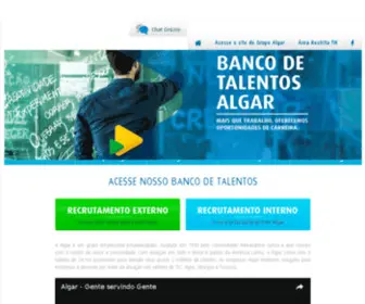 Bancodetalentosalgar.com.br(Portal SinergyRH) Screenshot