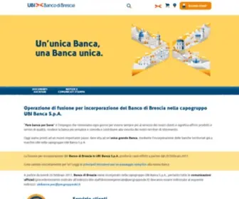 Bancodibrescia.it(UBI Banca) Screenshot