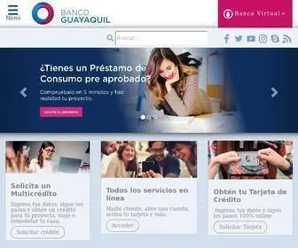 Bancoguayaquil.com(Banco Guayaquil) Screenshot