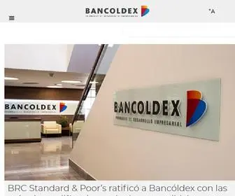 Bancoldex.com(Bancoldex) Screenshot