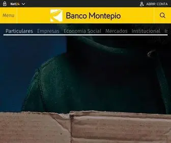 Bancomontepio.pt(Banco Montepio) Screenshot