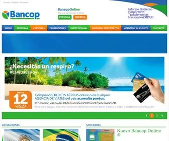 Bancop.com.py(Bienvenidos) Screenshot