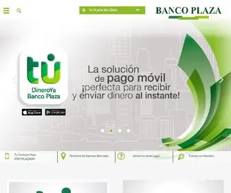 Bancoplaza.com(Banco Plaza) Screenshot