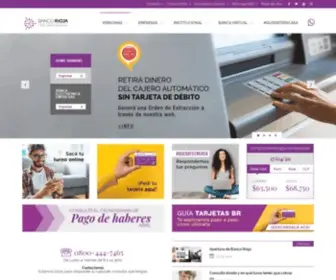 Bancorioja.com.ar(Banco Rioja) Screenshot