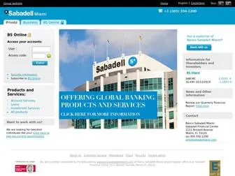 Bancosabadellmiami.com(Bancosabadellmiami) Screenshot