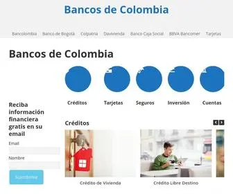 Bancosdecolombia.com.co(Bancos de Colombia) Screenshot