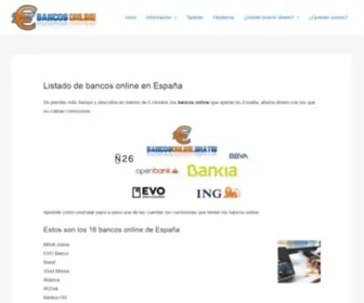 Bancosonline.gratis(Listado de bancos online en España) Screenshot