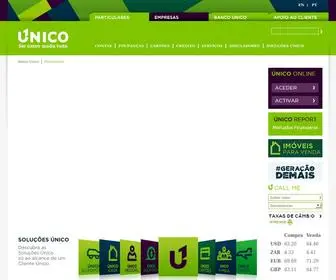 Bancounico.co.mz(Único) Screenshot