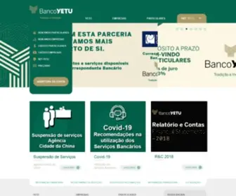 Bancoyetu.ao(Banco YETU) Screenshot