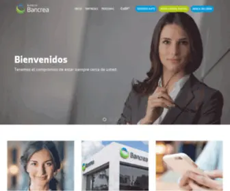 Bancrea.com(Banco Bancrea. Institución de Banca Múltiple) Screenshot