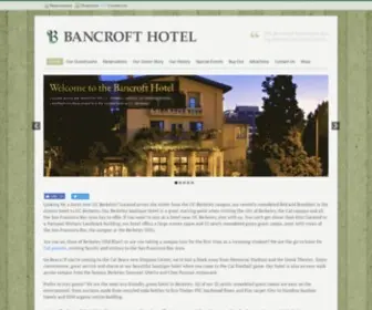 Bancrofthotel.com(A Unique Berkeley Experience) Screenshot