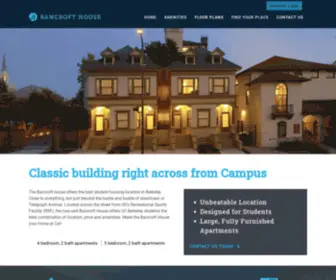 Bancrofthouse.com(Bancroft Student Housing) Screenshot