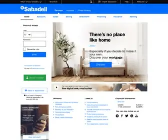 Bancsabadell.com(Servicios y productos financieros para particulares) Screenshot