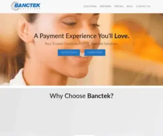 Banctek.com(Affordable, reliable merchant services & competitive payment processing) Screenshot