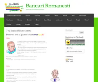 Bancuriromanesti.ro(Bancuri noi si glume bune romanesti) Screenshot