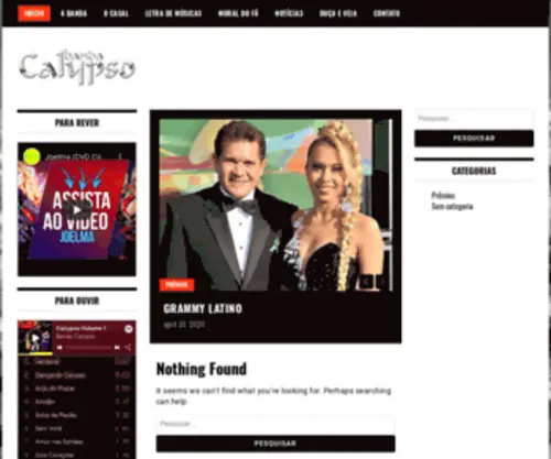 Bandacalypso.com.br(Banda Calypso) Screenshot