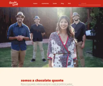 Bandachocolatequente.com.br(Música para Eventos) Screenshot