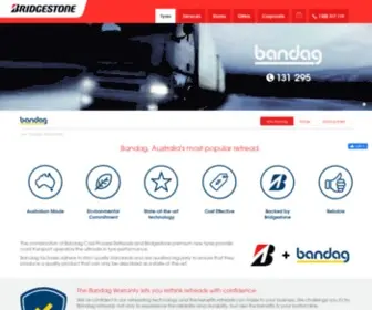 Bandag.com.au(Retreading) Screenshot