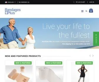 Bandagesplus.com(Bandages Plus) Screenshot
