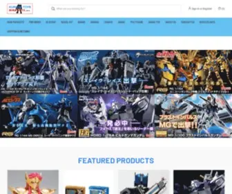 Bandaionline.com(KuramaToys.com Gundam Figure Toy Shop From Japan) Screenshot