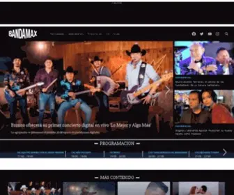 Bandamax.tv(Sitio oficial) Screenshot