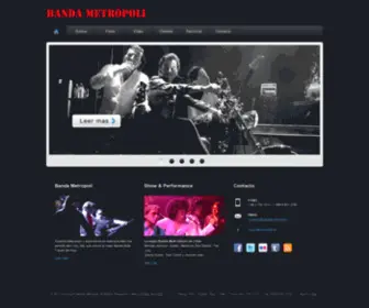 Bandametropoli.cl(Banda Metrópoli) Screenshot