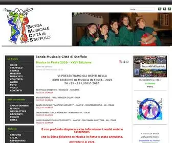 Bandamusicalestaffolo.info(Title) Screenshot