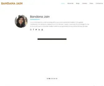 Bandanajain.com(Bandana Jain) Screenshot