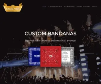Bandanaprints.com(Bandana Prints) Screenshot