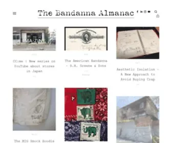 Bandanna-Almanac.com(The Bandanna Almanac) Screenshot