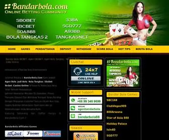 Bandarbola.com(Deposit) Screenshot