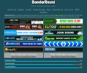 Bandarresmi.com Screenshot