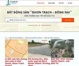 Bandatdongnai.com.vn(Trang chủ) Screenshot